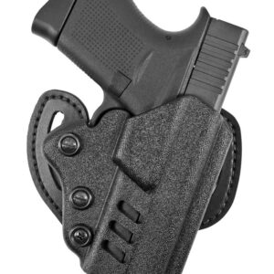 DeSantis Gunhide 042KA8JZ0 Facilitator OWB Black Kydex Belt Slide Fits Sig P365/P365 SAS Right Hand
