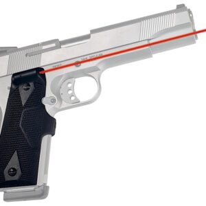 Crimson Trace 011200 Lasergrips Fits 1911/1911A1, Red Laser Black Polymer