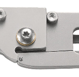 CRKT 5500 K.I.S.S. 2.25" Folding Tanto Plain Bead Blasted 3Cr13MoV SS Blade/Bead Blasted Stainless Steel Handle Includes Pocket Clip