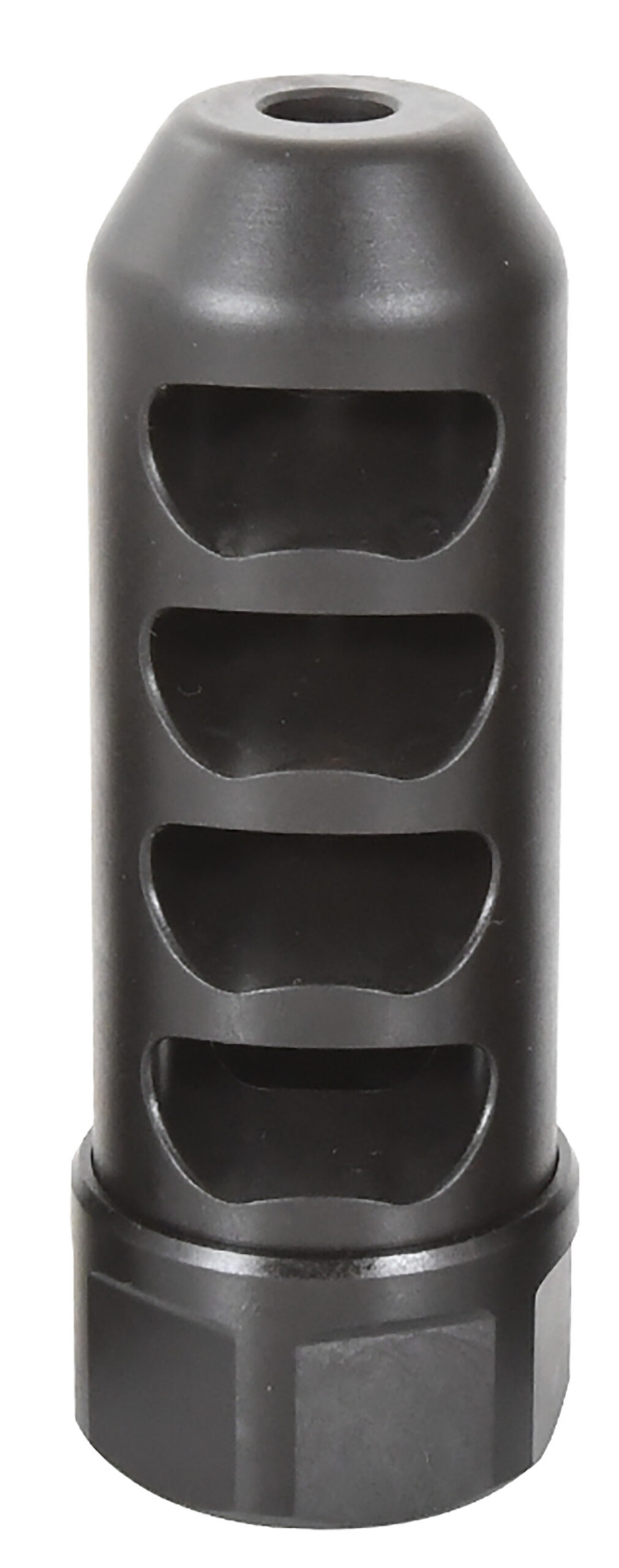 American Precision Arms G2F5838N Gen 2 Fat Bastard Self Timing Brake Black Nitride Stainless Steel with 5/8"-24 tpi Threads, 3.30" OAL & 1.115" Diameter for 338 Cal Rifle