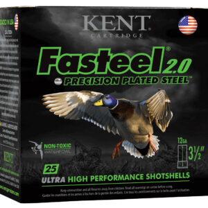 Kent Cartridge K1235FS403 Fasteel 2.0 12 Gauge 3.50" 1 3/8 oz 3 Shot 25 Per Box/ 10 Case