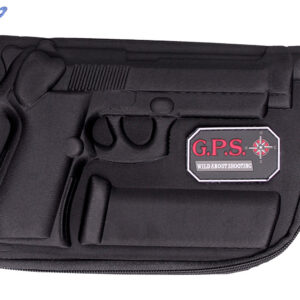 GPS Bags 909PC Custom Molded w/ Lockable Zippers Internal Mag Holder & Black Finish for Beretta 92/96 & Taurus PT92