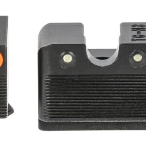 TruGlo TG231G2MC Tritium Pro Black | Green Tritium Orange Outline Front Sight Green Tritium Rear Sight