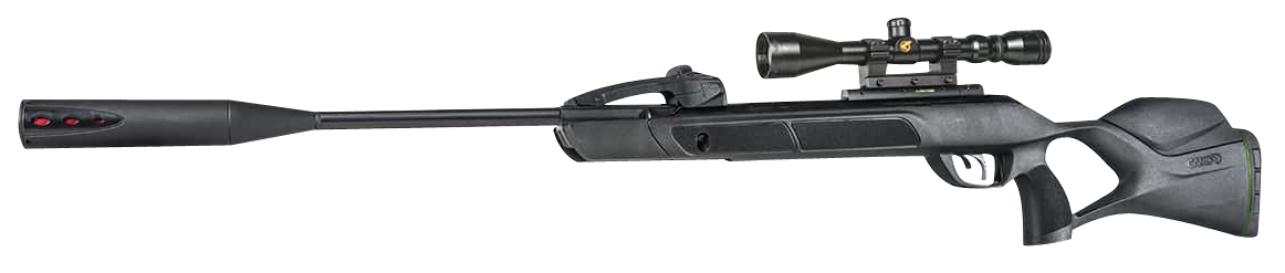 Gamo 611003865554 Swarm Magnum 10X Gen 3 Gas Piston 22 10rd Shot Black Black Steel Barrel Black Receiver Black All Weather Lightweight Thumbhole Stock Scope 3-9x40mm