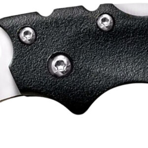 Cold Steel CS20MT Tuff Lite Mini 2" Folding Sheepsfoot Plain 4034 SS Blade, 3" Black Griv-Ex Handle, Includes Pocket Clip