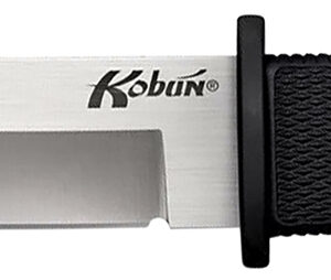 Cold Steel CS17T Kobun 5.50" Fixed Tanto Plain AUS-8A SS Blade/Black Deep Checkered Kray-Ex Handle Includes Belt Clip/Sheath