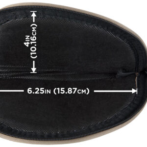 Allen 726 Pistol Case 6" Long Earth Tone Holds Handgun Endura