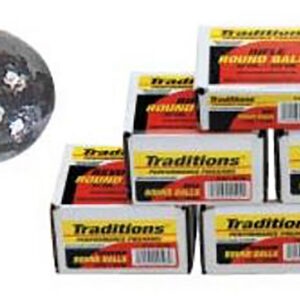 Traditions A1644 Rifle Round Balls 50Cal Lead Ball 177gr 100/Box