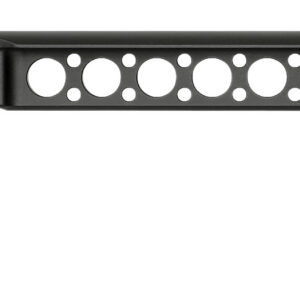 Midwest Industries MISTAPSFLWS Buttstock with Folding Adaptor Black Steel with Minimalistic Butt Plate