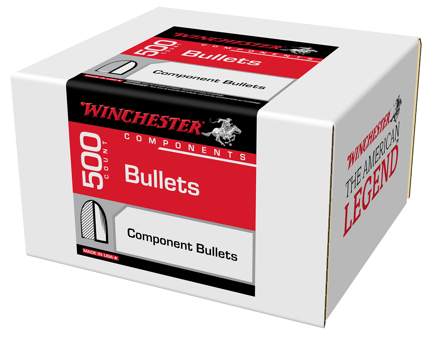 Winchester Ammo WB9JHP115D Centerfire Handgun Reloading 9mm 115gr Jacketed Hollow Point 500 Per Box/4 Case