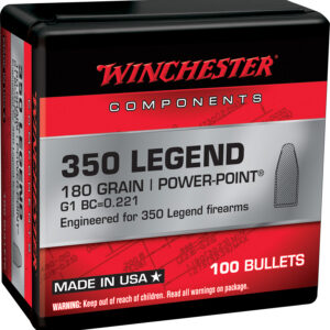Winchester Ammo WB350P180X Centerfire Rifle 350Legend 180gr Power Point 100 Per Box/10 Case