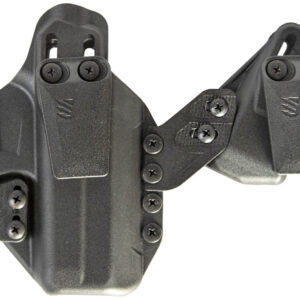 Blackhawk 416142BK Stache IWB Size 42 Black Polymer Belt Clip Fits Colt Commander Ambidextrous