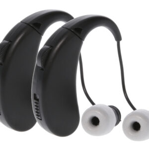 Walker's GWPRCHUE2PK Ultra Ear BTE Hearing Enhancer 22 dB Behind the Ear Rechargeable 2 Pack