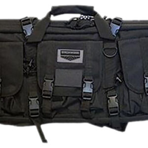 Birchwood Casey RBG36 Single Gun Case  36" Black 600D Polyester w/ Padded Straps/3 Large Storage Pockets & Dual Zippered Storage