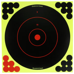 Birchwood Casey TDSNC1212PK Target Dispenser  Adhesive Paper 12" Bullseye, Includes Pasters 12 PK