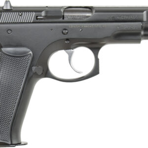 CZ-USA 91102 CZ 75 B 9mm Luger 16+1 4.60" Steel Barrel, Black Serrated Steel Slide, Black Polycoat Steel Frame w/Beavertail, Black Plastic Grip