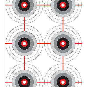 Birchwood Casey 37063 EZE-Scorer Bullseye Paper 12" x 18" Black/White Pkg of 100