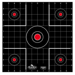 Birchwood Casey 35270 Dirty Bird Bullseye Tagboard Target 12" 100 Per Pkg