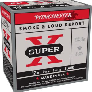 Winchester Ammo XBP12W Super X Blank 12Gauge 2.75" 25 Per Bx/10 Case