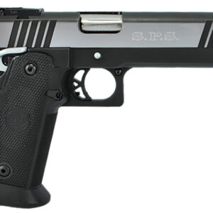 TriStar 85674 SPS Pantera 1911 9mm Luger 18+1 5" Stainless Steel Barrel, Black Chrome Serrated Steel Slide, Black Steel Frame w/Beavertail, Black Polymer Grip, Right Hand