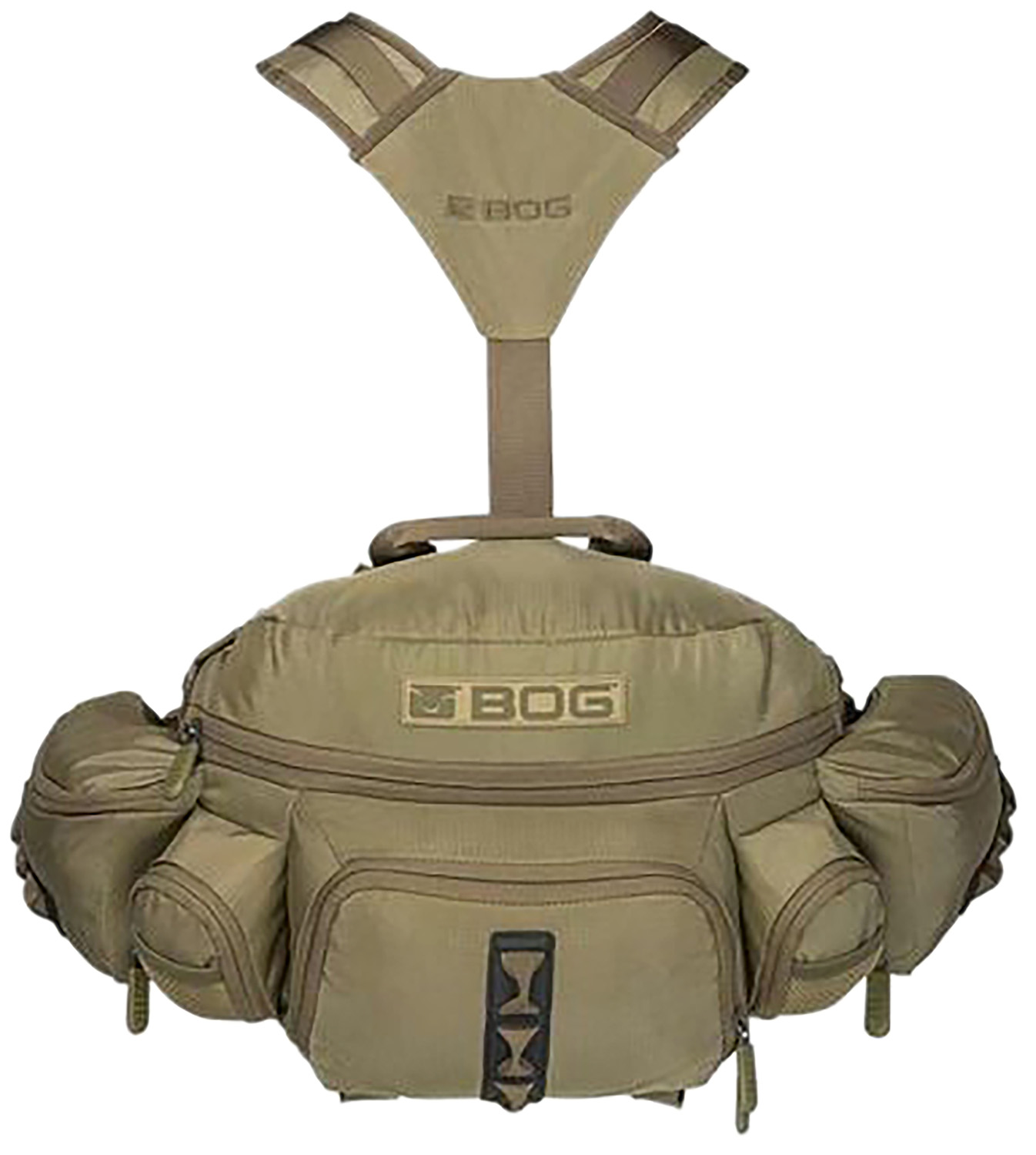 Bog-Pod 1159190 Ultimatum Hunting Fanny Pack OD Green Nylon 1000 cu.in Volume