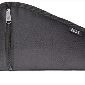 Bulldog BDT619B Deluxe Pistol Case With Pocket & Sleeve, Black Water-Resistant Outer Shell, Impact-Resistant Padding, Heat-Resistant Quilted Lining 9"L x 6" H