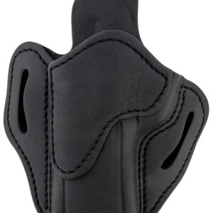 1791 Gunleather ORBH24SBLL BH2.4 Optic Ready OWB 2.4 Stealth Black Leather Belt Slide Fits Walther PPQ/Sig P320/Springfield XD-M Left Hand