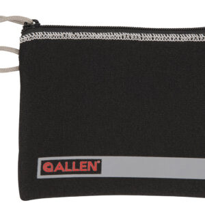 Allen 3626 Pistol Pouch Black Polyester w/Lockable Zippers, ID Label & Fleece Lining Holds Compact Size Handgun 5" L x 7" W Interior Dimensions