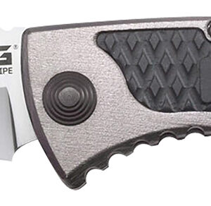 S.O.G SOG-SW1011-C Sideswipe 3.40" Folding Clip Point Plain Bead Blasted 7Cr15MoV SS Blade Gray Anodized Aluminum/G10 Handle Includes Belt Clip