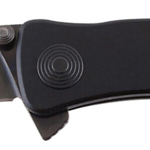 S.O.G SOGTWI12CP Twitch II 2.65" Folding Plain Black Hardcased TiCN AUS-8A SS Blade Black Anodized Aluminum Handle Includes Pocket Clip