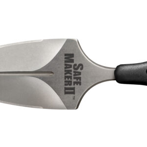 Cold Steel CS12DCST Safe Maker II 3.25" Fixed Spear Point Plain Stone Washed AUS-8A SS Blade/ Black Textured Kray-Ex Handle Includes Sheath