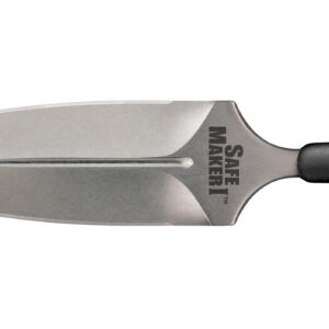 Cold Steel CS12DBST Safe Maker I 4.50" Fixed Spear Point Plain Stone Washed AUS-8A SS Blade/ Black Kray-Ex Handle Includes Sheath