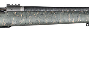 Christensen Arms CA10269815323 Summit TI Full Size 28 Nosler 3+1, 26" Natural Titanium Steel Threaded Barrel, Natural Titanium Aluminum Receiver, Green w/Black/Tan Webbing Fixed Thumbhole Stock
