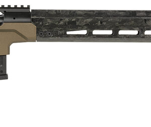 Christensen Arms 8010301201 Modern Precision 338 Lapua Mag 27" Threaded Carbon Fiber Barrel 5+1, Black Nitride Finish, Desert Brown Anodized Folding Stock, Polymer Grip