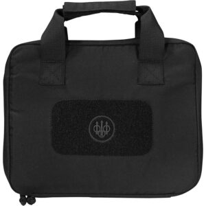 Beretta USA FO471001890999UNI Pistol Case Black 600D Polyester Holds 1 Handgun
