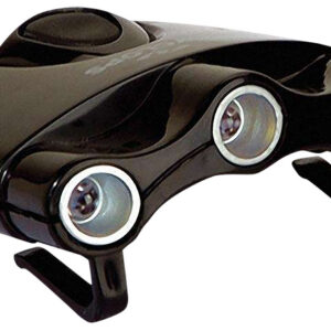 Cyclops CYCHC1W Orion Hat Clip Light 17.5 Lumens Green/White/UV LED Bulb Black Clip-On