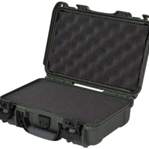 Nanuk 9091006 909  Waterproof & Airline Approved Olive Resin w/ Cubed Foam 11.44" L x 7" W x 3.68" H Interior Dimensions