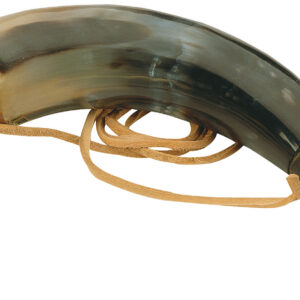 Traditions A1252 Authentic Powder Horn with Sling and Wood Cap