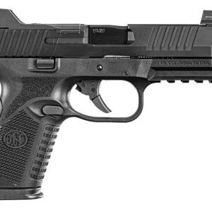 FN 66100837 509MT 9mm Luger 15+1/24+1, 4.50" Black Target Crown/Threaded Steel Barrel, Matte Black Optic Ready/Serrated Steel Slide, Matte Black Polymer Frame w/Picatinny Rail, Ambidextrous