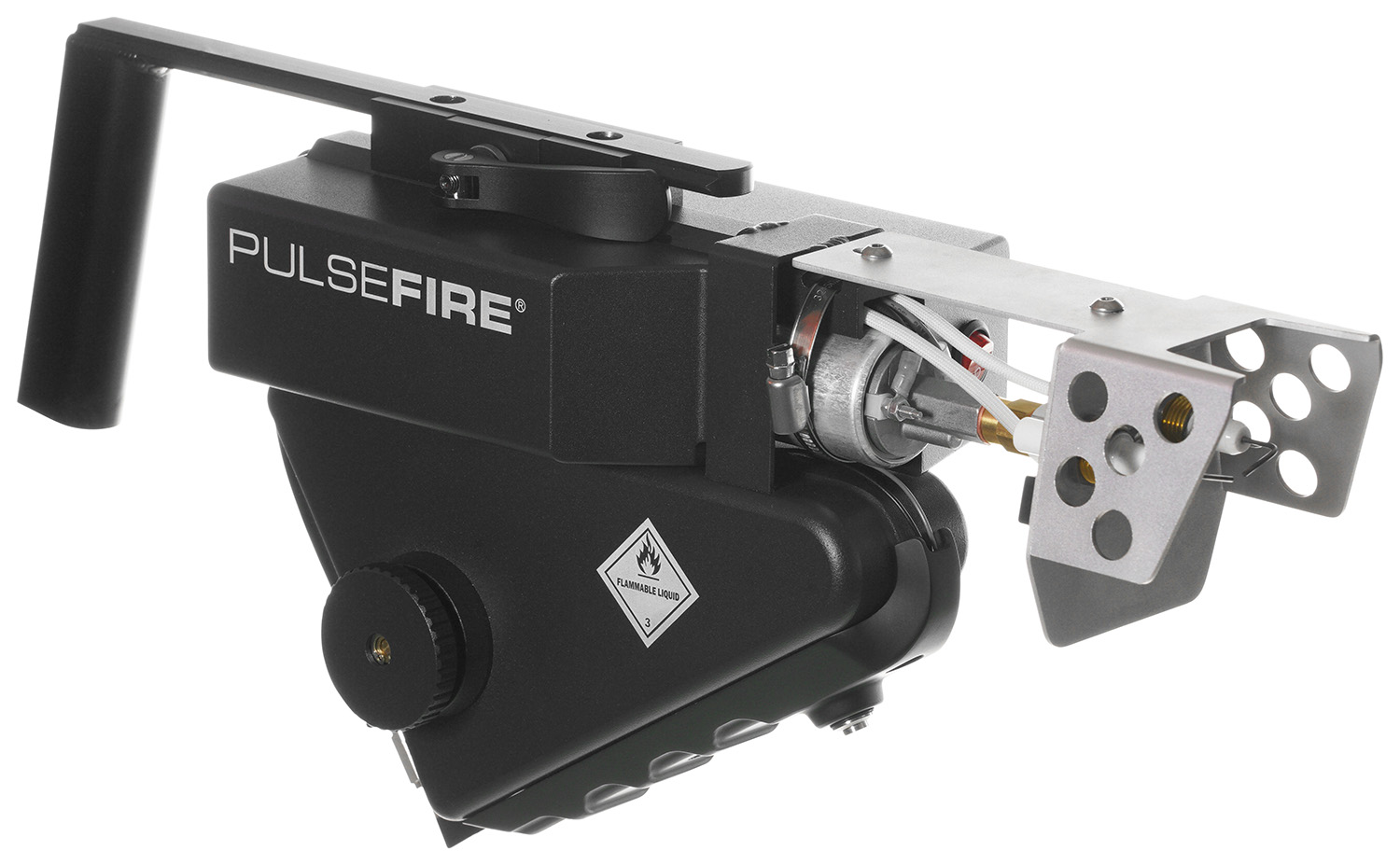 Exothermic Technologies PFUBF Pulsefire UBF Green Powder Coated Aluminum/Brass/Viton 25ft Flame Range 16" Includes Battery/Battery Charger