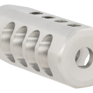 Christensen Arms 8100001702 Side-Baffle Natural Titanium, 5/8"-24 tpi Threads, 338 Cal (.920" D Bull barrel)
