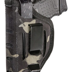 Sentry 35AH05BK Nylon IWB/OWB Black Nylon Belt Clip/Belt Slide Fits Med/Lg Semi-Auto Fits 3.25-3.75" Barrel Ambidextrous