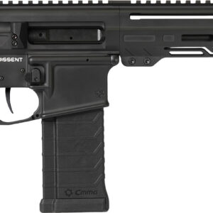 CMMG 54AA847AB Dissent 5.7x28mm 32+1 6.50", Black Cerakote Rec, OEM Grip, Picatinny Buffer Adapter, Zeroed Drop-In Single Stage Trigger