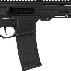CMMG 55A938FAB Dissent 5.56x45mm NATO 30+1 6.50", Black Cerakote Rec, OEM Grip, Picatinny Buffer Adapter, Zeroed Drop-In Single Stage Trigger