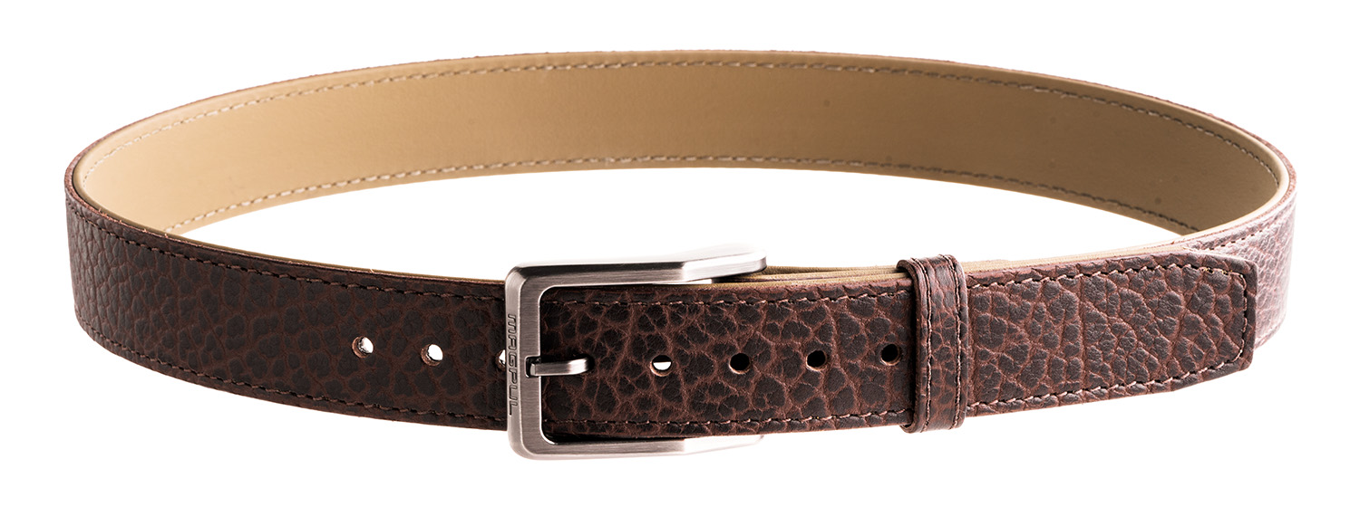 Magpul MAG127921044 Tejas EL Cibolo Chocolate Brown Bison Hide 44" 1.50" Wide Buckle Closure