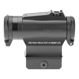 Holosun HS515CM 515 Black Anodized 1 x 20 mm 2 MOA Red Dot/65 MOA Circle Multi Reticle