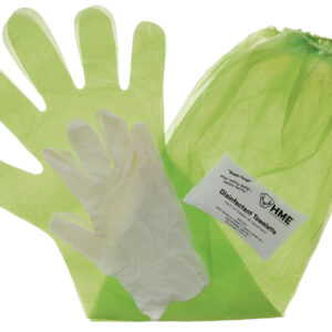 HME GCG Game Cleaning Gloves Lime Green Shoulder Length/Form Fitting