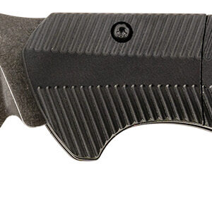 Templar Knife AAABK521 Auto Assist 3.50" Folding Tanto Part Serrated Black Oxide Stonewashed Powder Coated D2 Steel Blade/ 4.25" Aged Aluminum Handle
