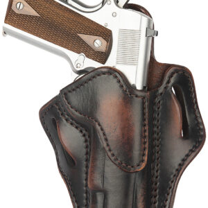 1791 Gunleather ORBH1VTGR BH1 Optic Ready OWB 01 Vintage Leather Belt Slide Fits 4-5" 1911 Right Hand