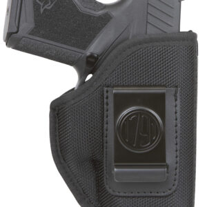 1791 Gunleather PNIWB1BLKR Premium Nylon  IWB Size 01 Black Ballistic Nylon Belt Clip Right Hand